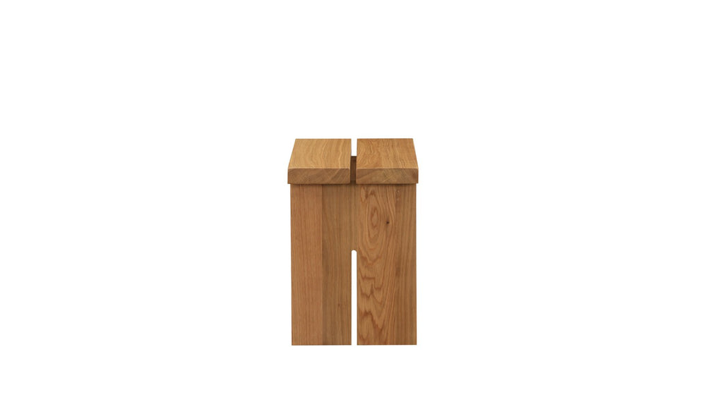 Taburete Plane, roble
