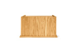 Keep Sistema de almacenamiento apilable, cerrado, roble blanco