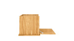 Keep Sistema de almacenamiento apilable, cerrado, roble blanco