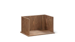Keep Stacking Storage System, abierto, nogal
