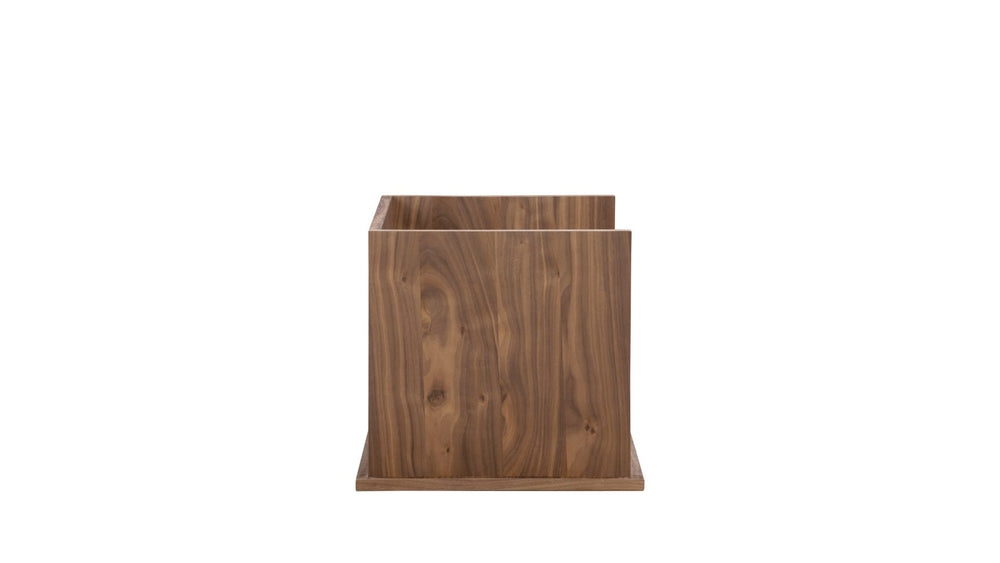 Keep Stacking Storage System, abierto, nogal