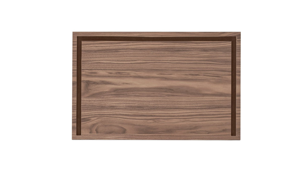 Tapa apilable Keep, nogal