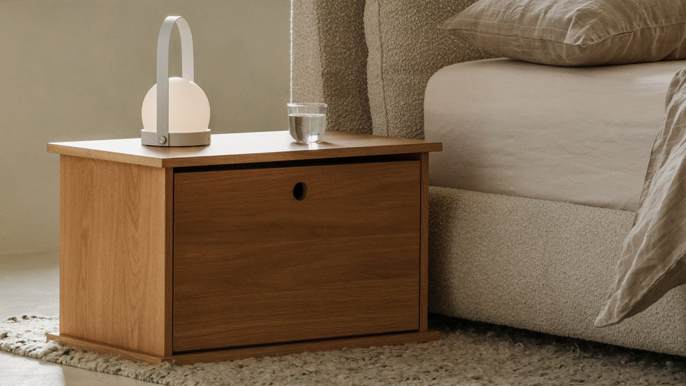 Keep Tapa apilable, roble blanco