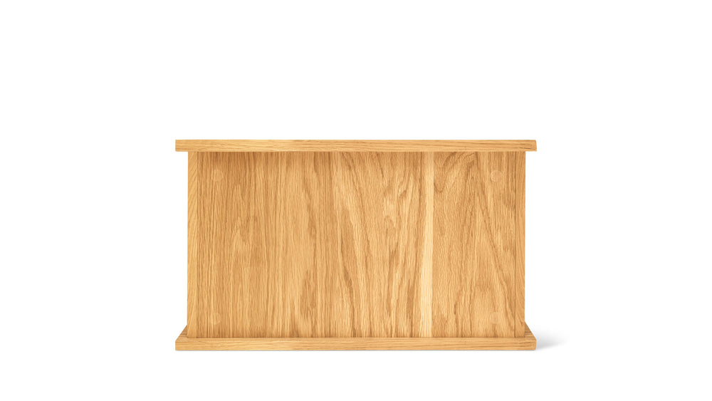 Keep Stacking Storage System 1 pieza, cerrado, roble blanco