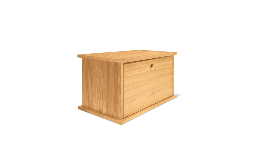 Keep Stacking Storage System 1 pieza, cerrado, roble blanco