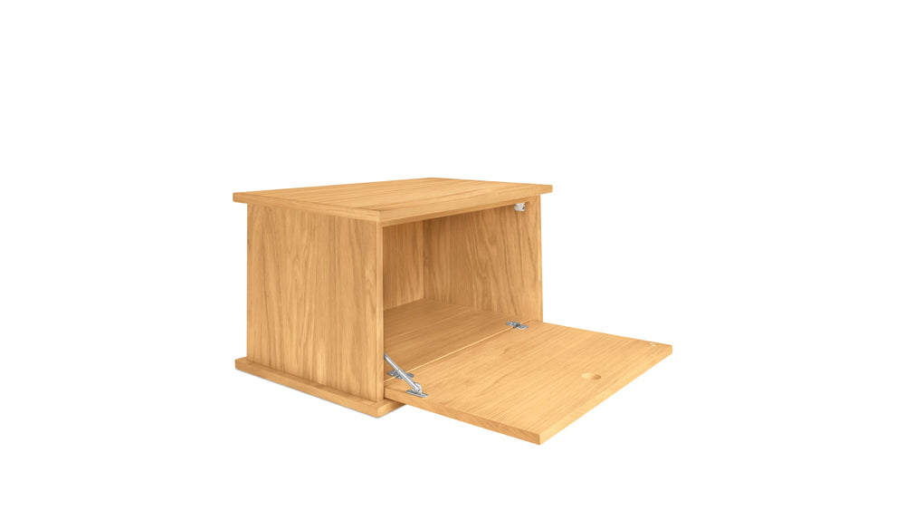 Keep Stacking Storage System 1 pieza, cerrado, roble blanco