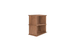 Keep Stacking Storage System, 2 piezas, abierto, nogal