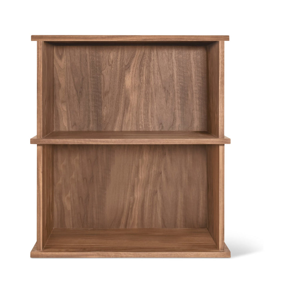 Keep Stacking Storage System, 2 piezas, abierto, nogal