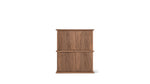 Keep Stacking Storage System, 2 piezas, abierto y cerrado, nogal