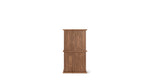 Keep Stacking Storage System, 2 piezas, abierto y cerrado, nogal