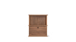 Keep Stacking Storage System, 2 piezas, abierto y cerrado, nogal