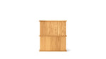 Keep Stacking Storage System, conjunto de 2 piezas (una abierta y una cerrada), roble blanco