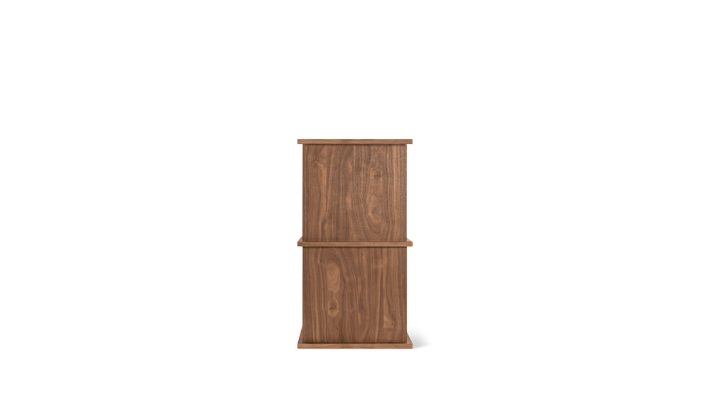 Keep Stacking Storage System 2 piezas, cerrado, nogal