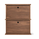 Keep Stacking Storage System 2 piezas, cerrado, nogal