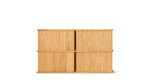 Keep Stacking Storage System, de 4 piezas, abiertas y cerradas, roble blanco