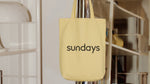 Sundays Bolsa Tote, Amarilla
